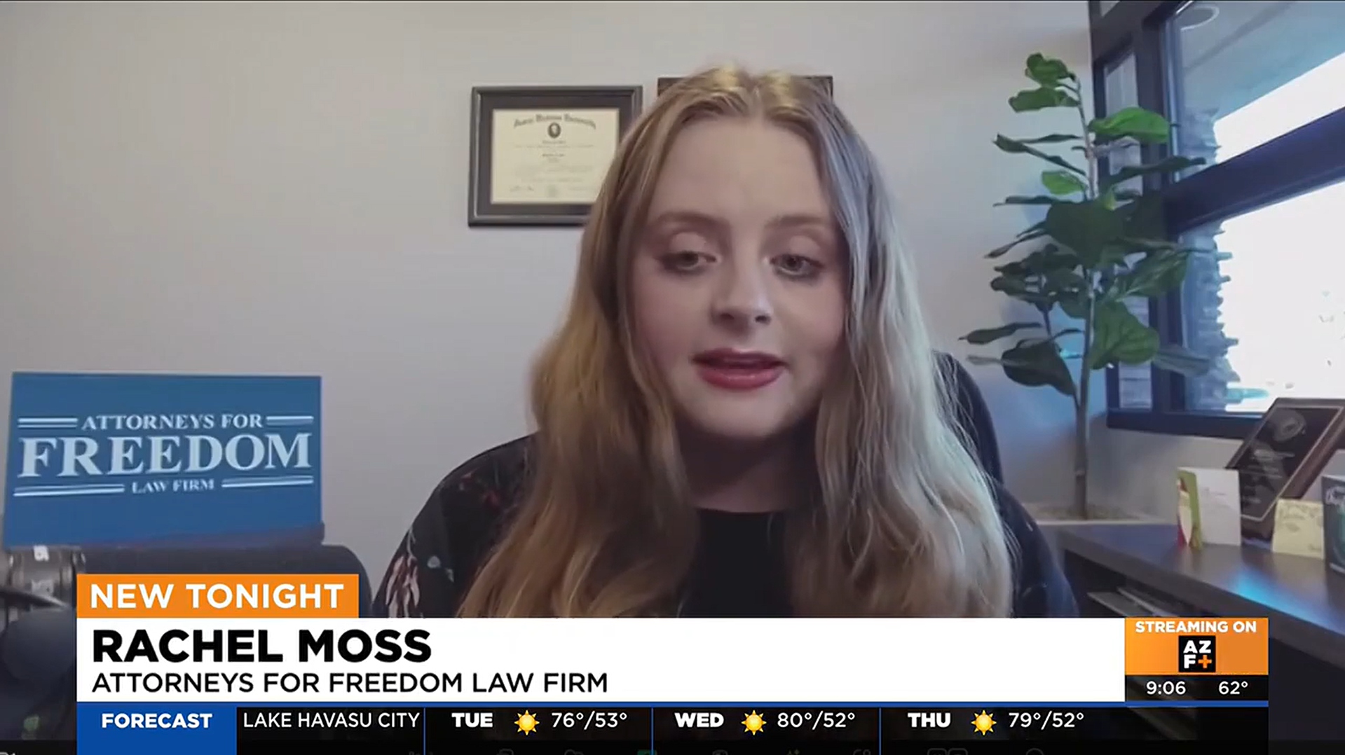 Attorney Rachel Moss Discusses Arizona Self-Defense Law on AZ Family News