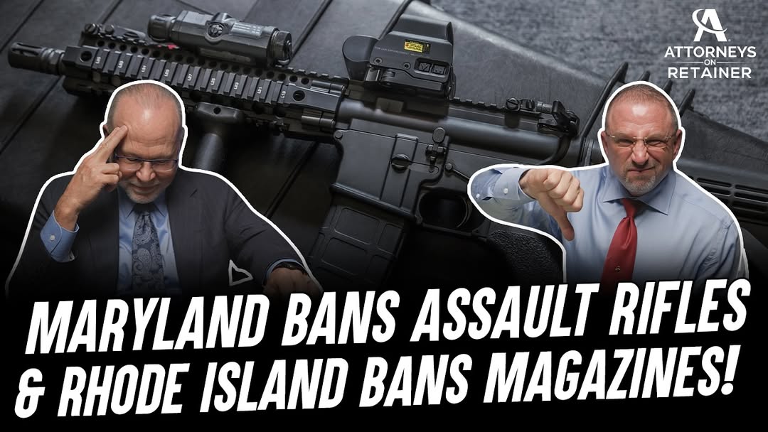 The 2nd Amendment Is Under Attack in Maryland and Rhode Island!